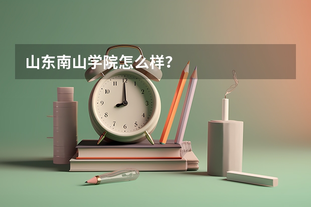 山东南山学院怎么样？