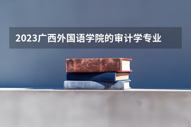 2023广西外国语学院的审计学专业分数线高不高 广西外国语学院审计学专业历年分数线参考表单