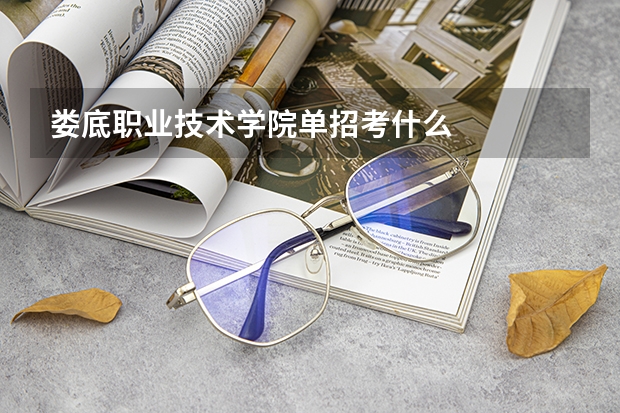 娄底职业技术学院单招考什么