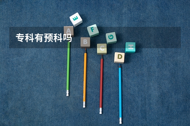 专科有预科吗